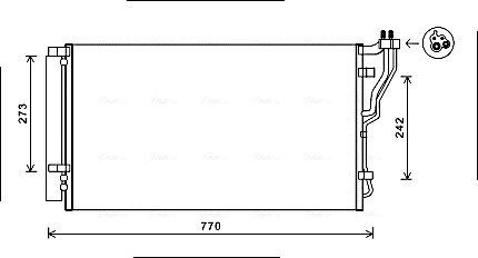 Радіатор кодиціонера AVA COOLING HYA5246D
