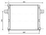 Радіатор, Система охолодження двигуна AVA COOLING JEA2064 (фото 1)
