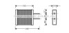 Радіатор обігрівача KIA CLARUS ALL 96-01 (Ava) AVA COOLING KA6047 (фото 1)