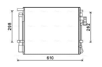 Радіатор кодиціонера AVA COOLING KAA5149D