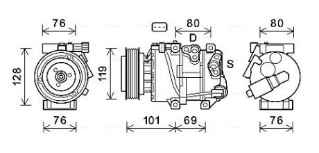 Компресор AVA COOLING KAAK279