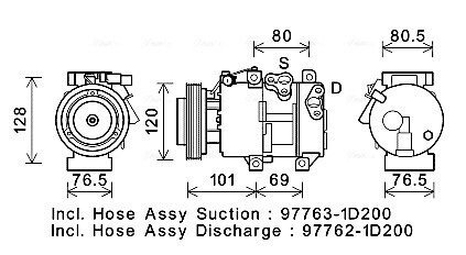 Компресор AVA COOLING KAK275