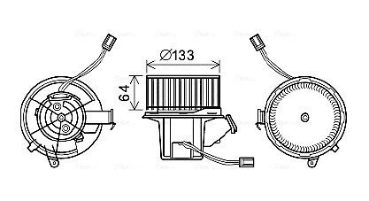 Компресор салону AVA COOLING MS8628