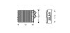 AVA DB радіатор опалення Sprinter 06-, VW Crafter 06- AVA COOLING MSA6400 (фото 1)