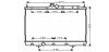 Радіатор охолодження MITSUBISHI OUTLANDER (CU2, 5W) (03-) (аналог MTА2183) (AVA) AVA COOLING MT2183 (фото 1)
