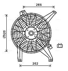 Вентилятор AVA COOLING MT7528