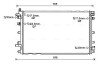 Радіатор, Система охолодження двигуна AVA COOLING OL2653 (фото 1)