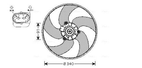 Вентилятор AVA COOLING PE7522