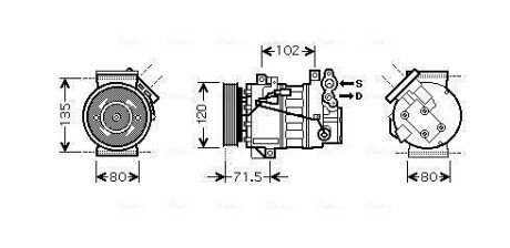 Компресор AVA COOLING RTAK393 (фото 1)