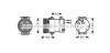 Компресор кондиціонера Renault Megane II, Scenic II (03-) 1.9DCi, 2.0i AVA AVA COOLING RTAK429 (фото 1)
