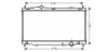 AVA LEXUS Радіатор охолодження двиг. GS 300, 350, 450 05- AVA COOLING TO2495 (фото 1)