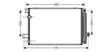 Радіатор кодиціонера AVA COOLING TOA5409D