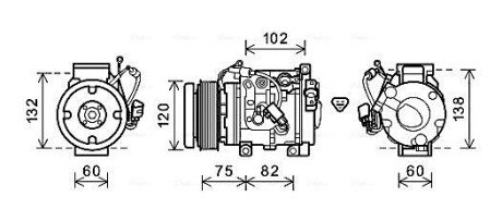 Компресор AVA COOLING TOAK664