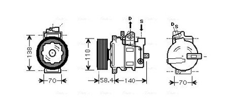 Компресор AVA COOLING VNAK265