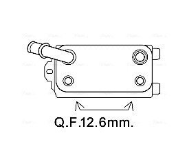 Радіатор масляний FORD MONDEO/VOLVO (AVA) AVA COOLING VO3170 (фото 1)