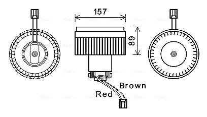 Компресор салону AVA COOLING VO8176