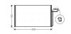 AVA VOLVO Радіатор кондиціонера C30 06-, C70 II 06-, S40 II 04-, V50 04- AVA COOLING VOA5150 (фото 1)