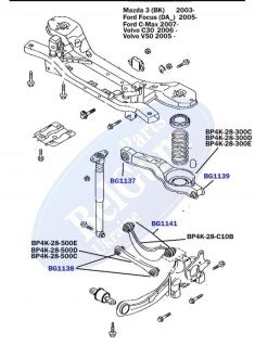 Сайлентблок поперечного важеля (кісточка) BELGUM PARTS BG1138 (фото 1)