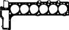 Прокладка головки BMW 3(E36)/5(E34/E39) 91-03 (1.87mm) BGA CH5582A (фото 1)