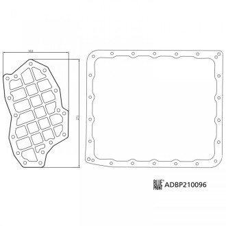 Фільтр гідравлічний КПП BLUE PRINT ADBP210096 (фото 1)