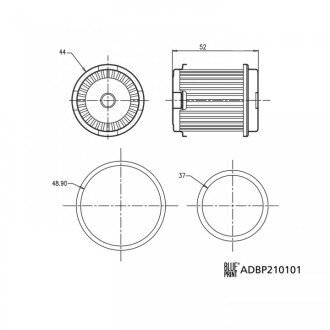 Фільтр АКПП BLUE PRINT ADBP210101