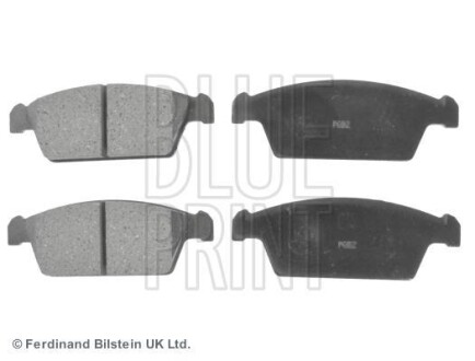 Комплект гальмівних колодок BLUE PRINT ADG042102