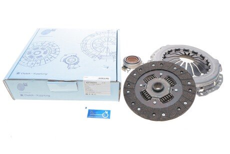 Комплект зчеплення Toyota Corolla 1.6 16V 05-14 (d=217mm) (+вижимний) BLUE PRINT ADT330274