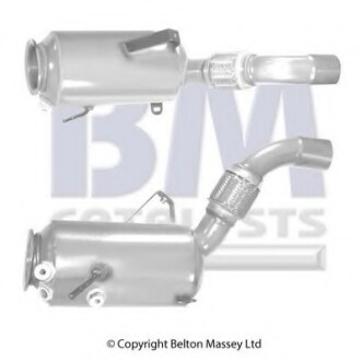 Фільтр сажевий BMW 3 (E90)/5 (E60)/X3 (E83) 05-10 M57 D30 (DPF) (Euro 4) BM CATALYSTS BM11040H (фото 1)