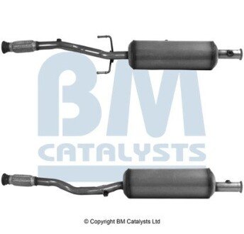 Каталізатор вихлопної системи Citroen C3/Peugeot 2008/208 1.6HDi 13- BM CATALYSTS BM31030H