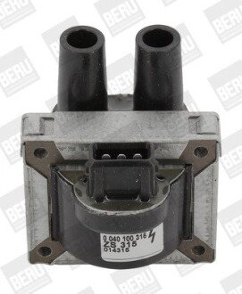 BERU RENAULT Котушка запалювання LAGUNA 1.8I 95-98 (2шт. на авто) BorgWarner ZS315