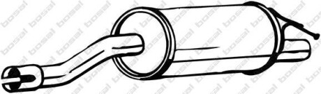 Глушник задня частина Dacia Duster 10- Renault Duster 12- BOSAL 200091