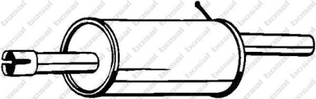 Глушник задній Renault Logan 04- BOSAL 200555