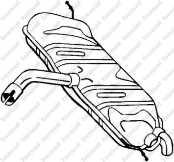 Глушник BOSAL 233-581