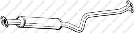 Глушник середня частина NISSAN PRIMERA 02-04 (284-099) BOSAL 284099