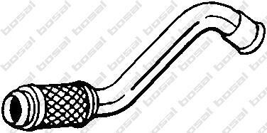 Глушник, алюм. сталь, передн. част. CITROEN C4 I 1.6 HDi (06/07-10/10) HTB / Coup? (700-087) BOSAL 700087