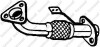 Труба приймальна (гофра) Nissan NP300 08-, Nissan Navara 05-10 BOSAL 700163 (фото 1)