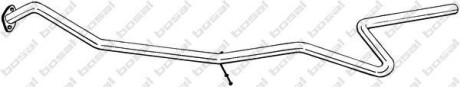Труба выхлопная FORD FUSION 02-04 (965-375) BOSAL 965375