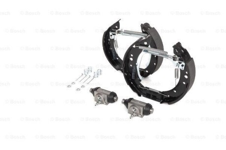 К-кт гальм.барабана (колодки, циліндр, пружини) BOSCH 0204114675