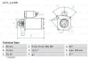 Стартер BOSCH 0986021651 (фото 1)