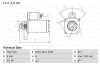 Стартер BOSCH 0986021820 (фото 1)