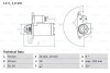 Стартер BOSCH 0986025690 (фото 1)
