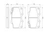 Колодки гальмівні (передні) Toyota Land Cruiser 80 90-97 BOSCH 0986424134 (фото 5)