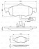 Комплект гальмівних колодок BOSCH 0986424359 (фото 8)