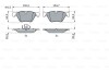 Колодки гальмівні (передні) BMW 1 (E81/E82)/3 (E90-E93)/X1 (E84)/Z4 (E89) 04-16 BOSCH 0986424621 (фото 1)