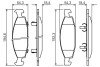 Колодки гальмівні дискові BOSCH 0 986 424 666 (фото 5)