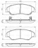Комплект гальмівних колодок BOSCH 0986424696 (фото 1)