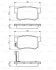 Комплект гальмівних колодок BOSCH 0986461006 (фото 8)