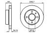 Диск гальм.передн.вентил.FORD Orion,Escort,Fiesta (239,7*24,1) BOSCH 0986478148 (фото 5)