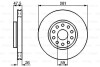 Гальмівний диск BOSCH 0986478460 (фото 1)