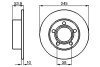 Диск гальмівний задн. AUDI A6 quttro 97-04 (245*10) BOSCH 0986478461 (фото 1)